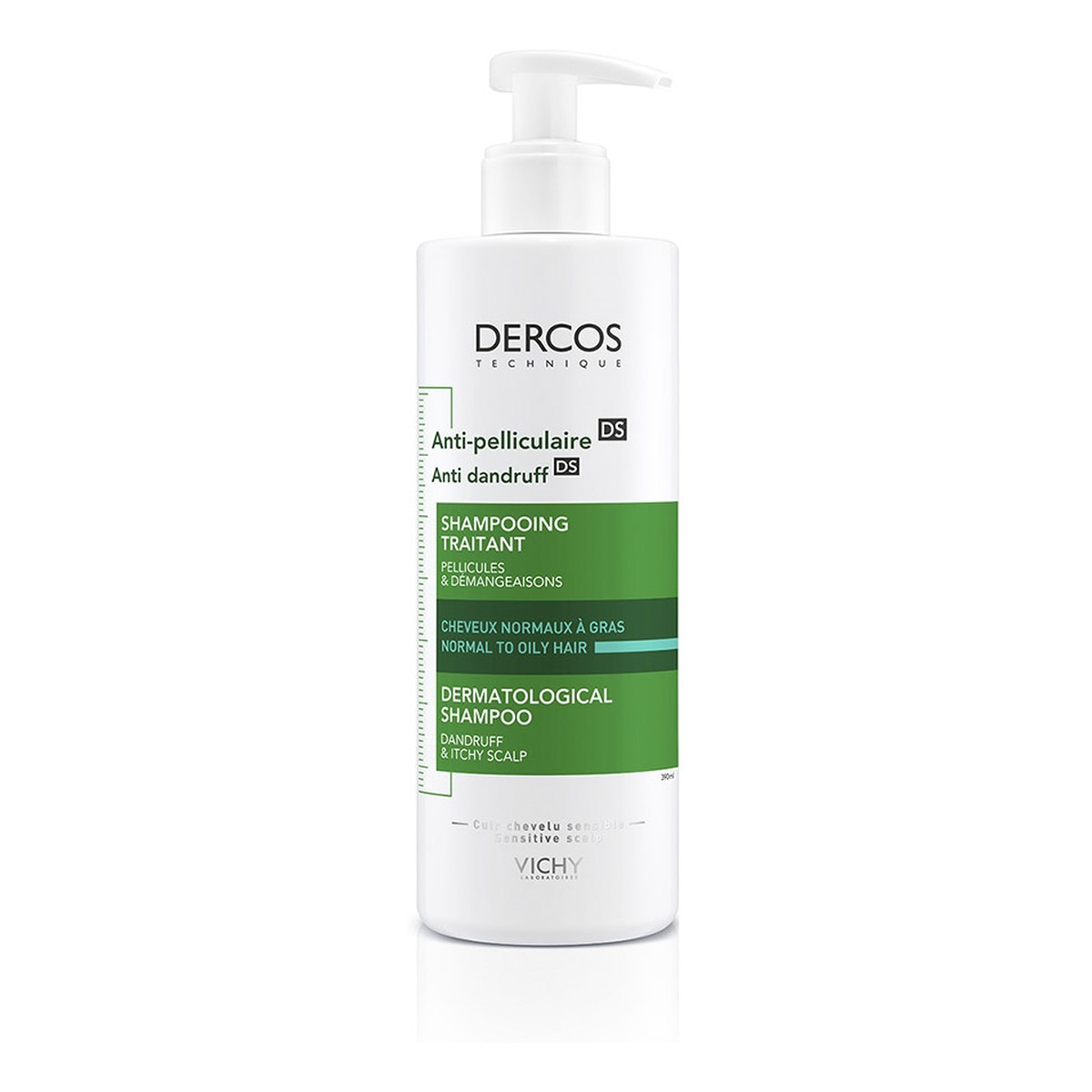 Vichy Dercos anti-dandruff shampoo szampon przeciwłupieżowy do włosów normalnych i przetłuszczających się 390ml