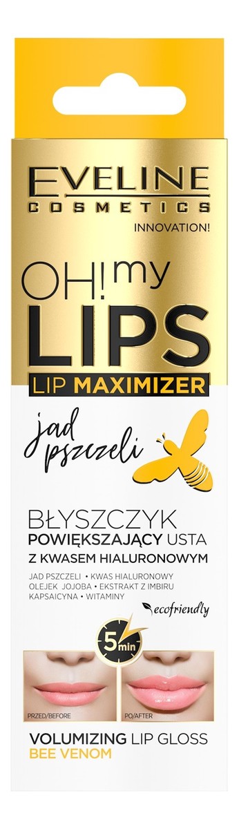 Maximizer błyszczyk powiększający usta Jad Pszczeli