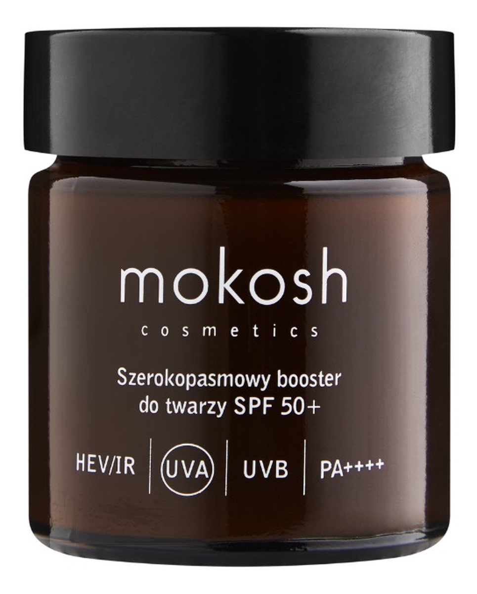 Szerokopasmowy booster do twarzy spf50+ aloes