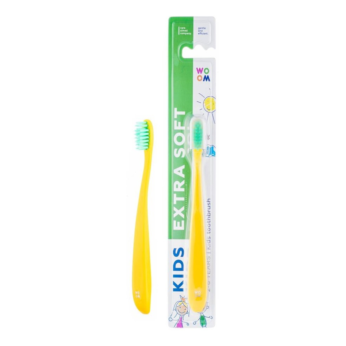Woom Kids extra soft toothbrush bardzo delikatna szczoteczka do zębów dla dzieci 2-6 years
