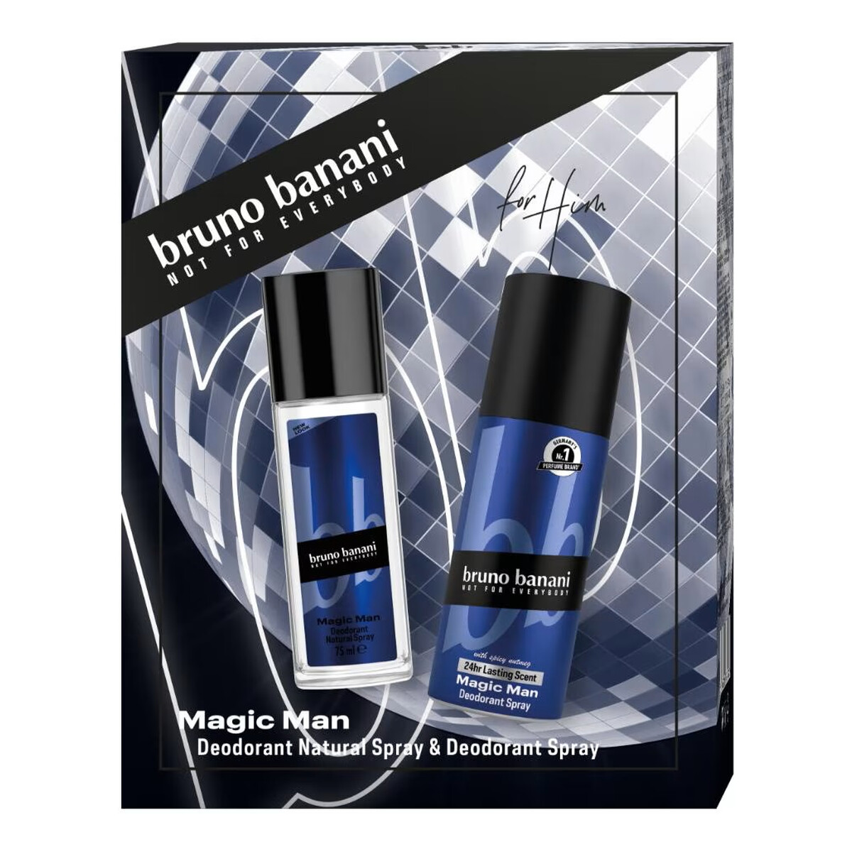 Bruno Banani Magic Man Zestaw dezodorant w naturalnym sprayu 75ml + dezodorant spray 150ml