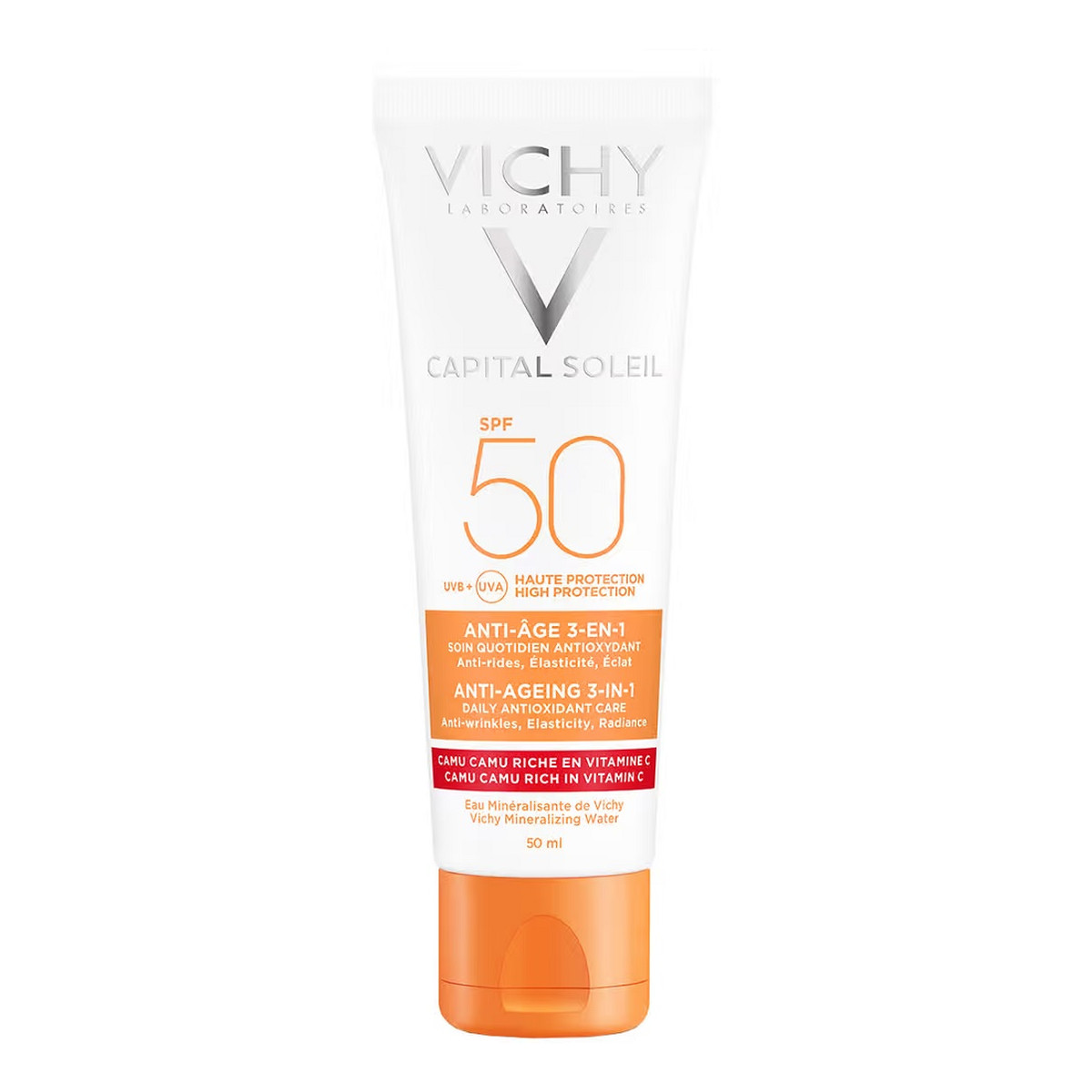 Vichy Capital Soleil Krem przeciwstarzeniowy do twarzy 3w1 spf50 50ml