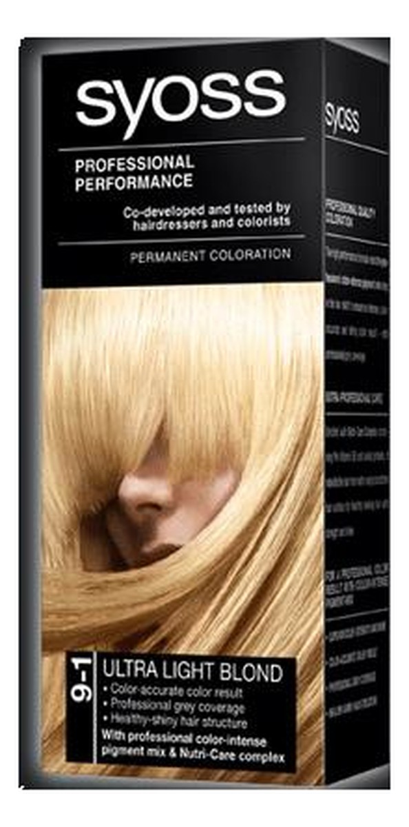 Farba Do Włosów Bardzo Jasny Blond 9-1