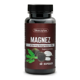 Magnez z wit.B6 czarna rzepa suplement diety 60 kapsułek