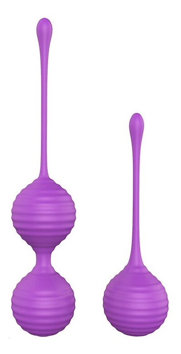 Pretty progresywne kulki gejszy do ćwiczeń mięśni miednicy purple 2szt.