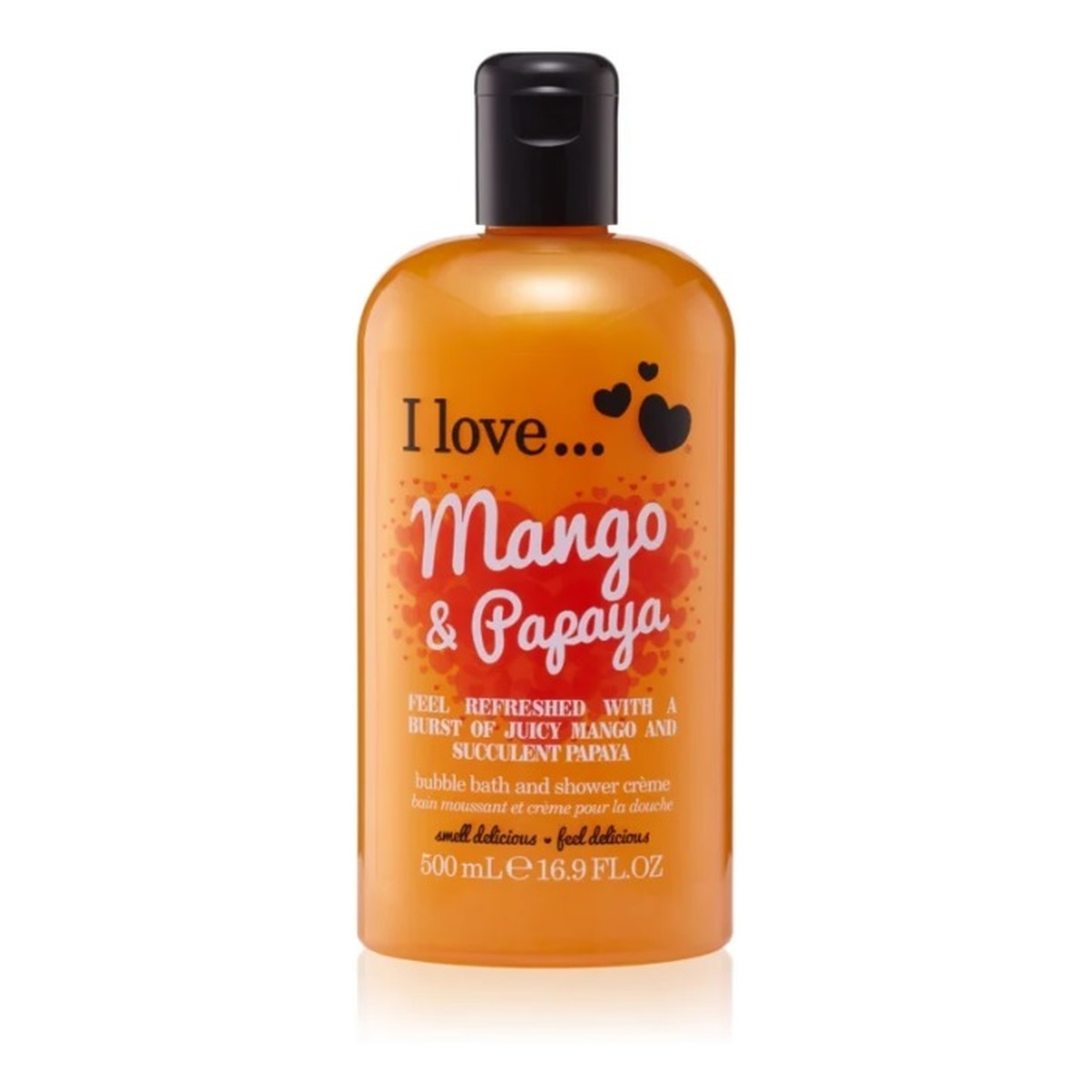 I love Bath & Shower Creme krem pod prysznic i do kąpieli Mango & Papaya 500ml