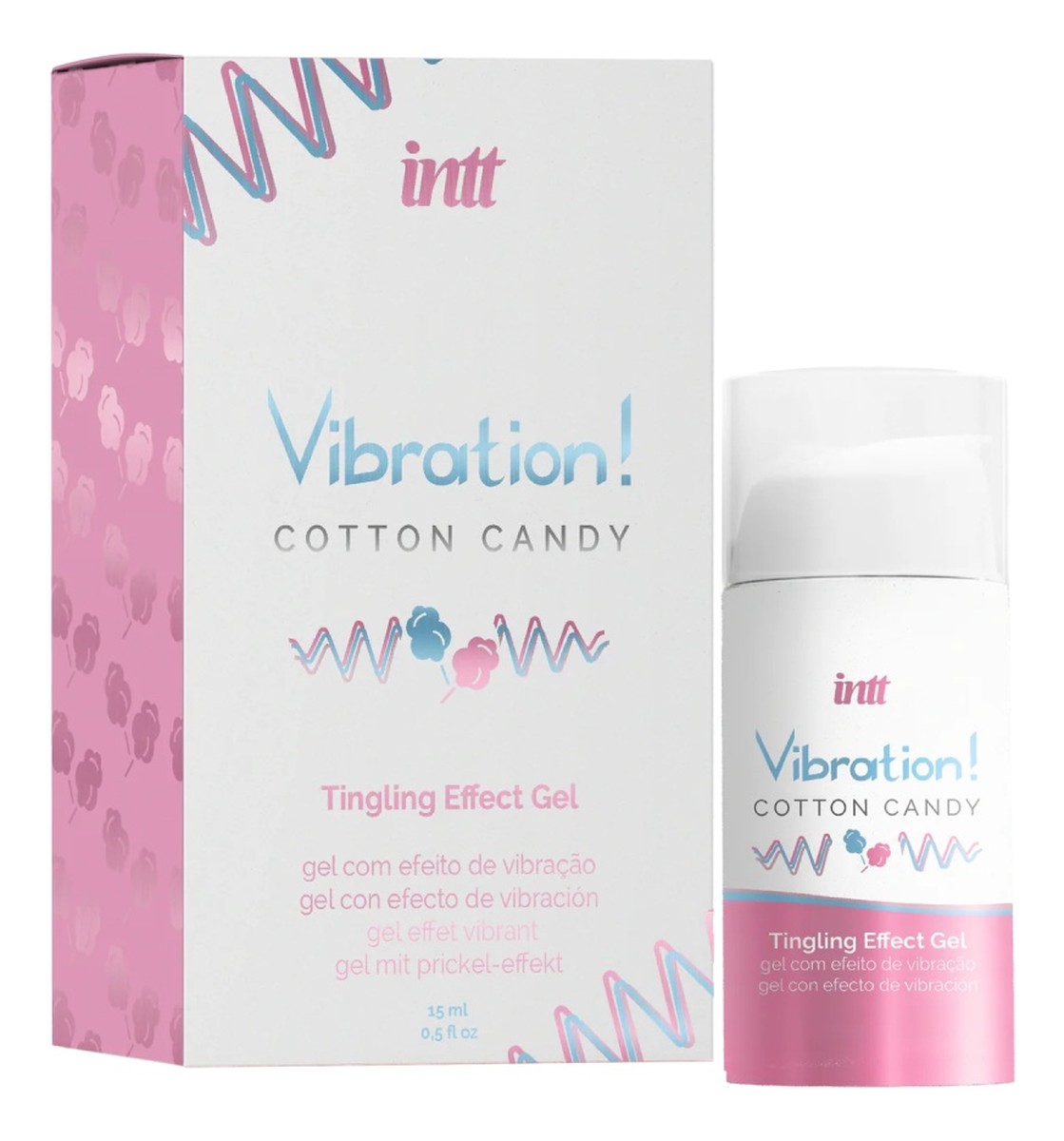 żel intymny z efektem wibracji Cotton Candy
