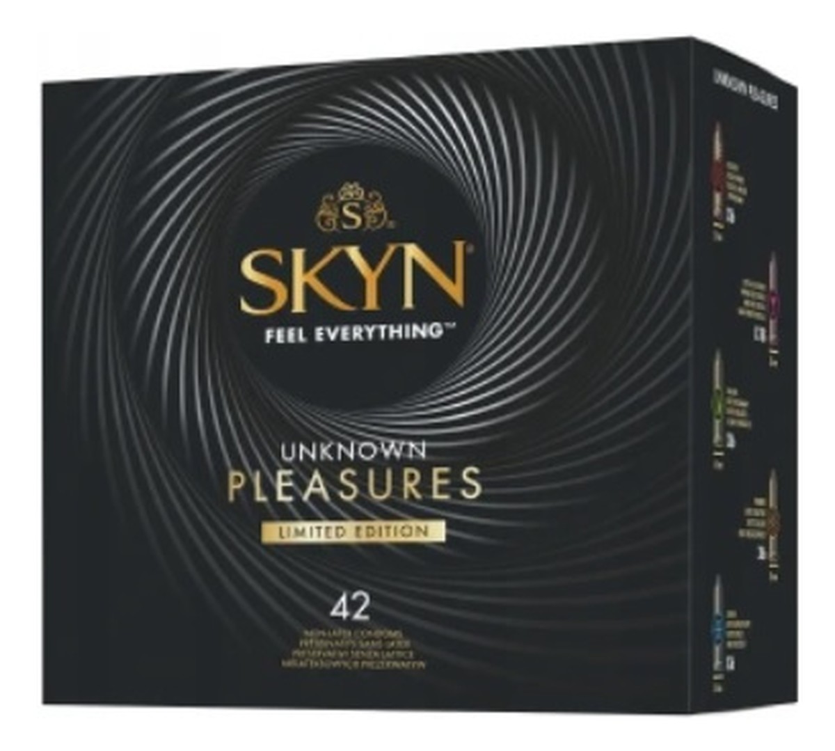 Skyn unknown pleasures limited edition nielateksowe prezerwatywy mix 42szt.