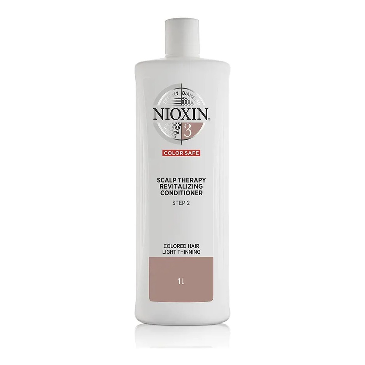 Nioxin System 3 scalp therapy revitalising conditioner odżywka do włosów farbowanych lekko przerzedzonych 1000ml