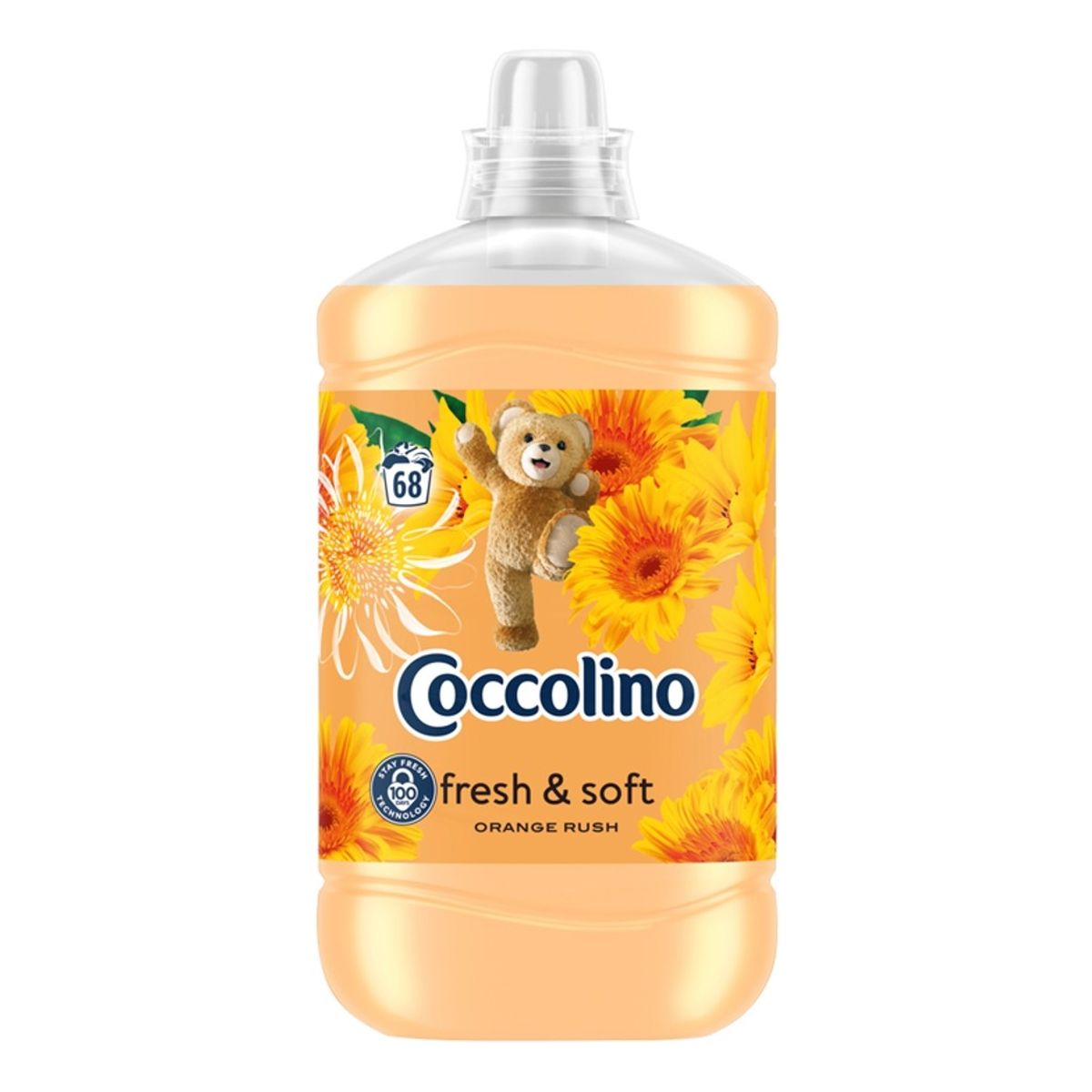 Coccolino Fresh & Soft Płyn do płukania tkanin Orange Rush (68 prań) 1700ml