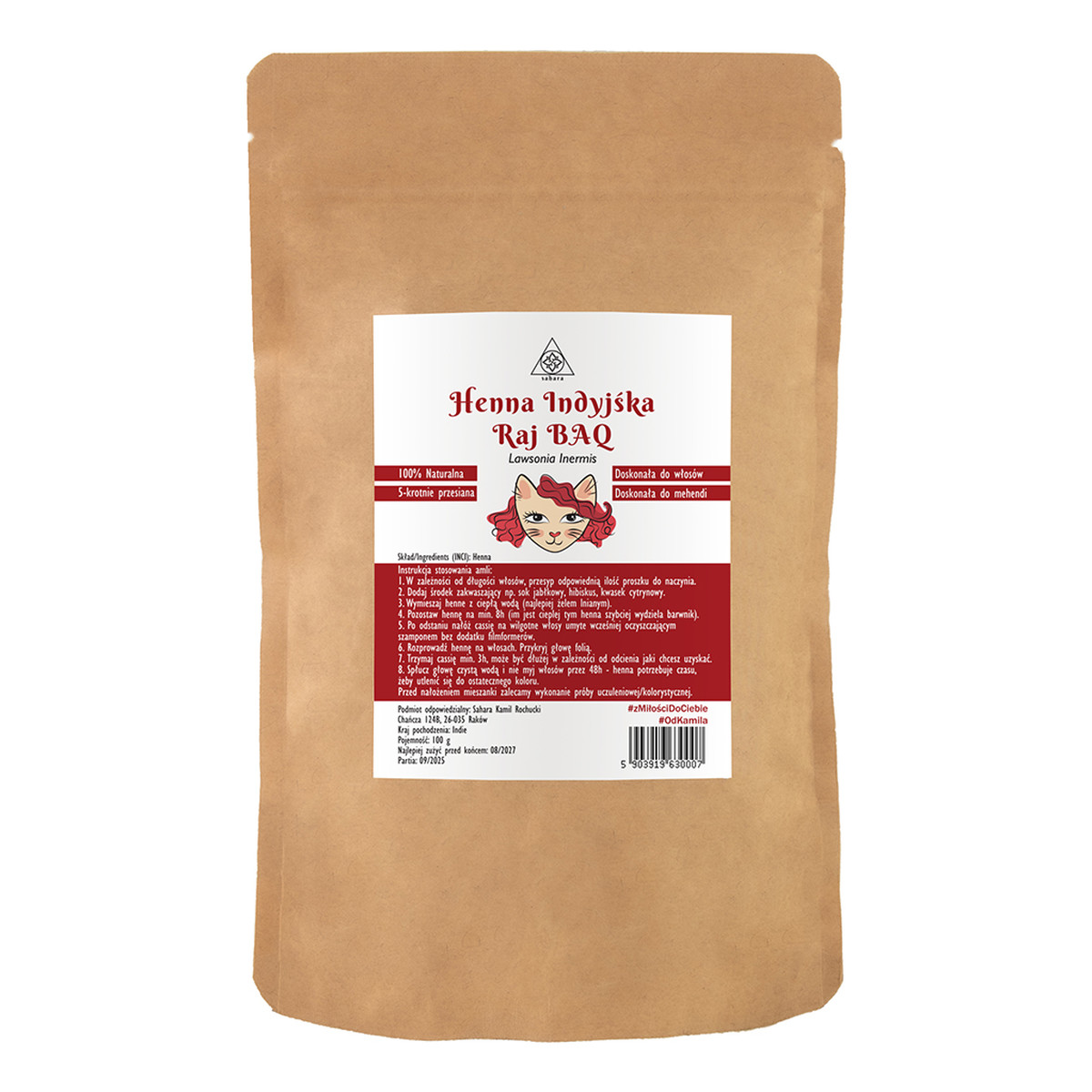 Sahara Henna Rajasthani Raj BAQ 100g