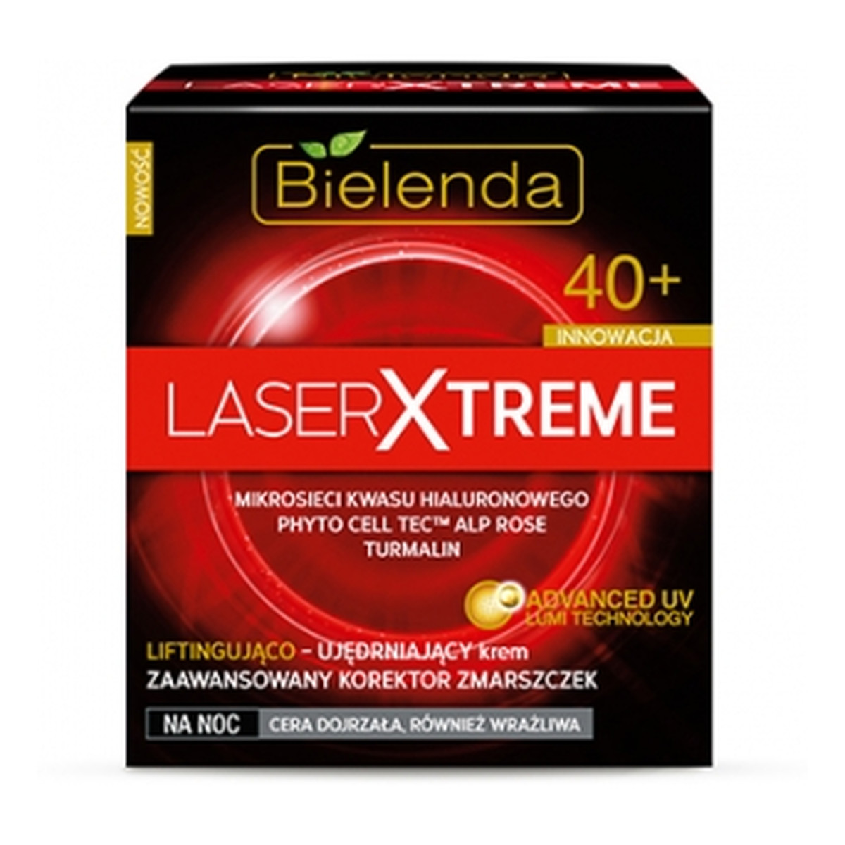 Bielenda 40+ Laser Xtreme Liftingująco-Ujędrniający Krem Na Noc 50ml