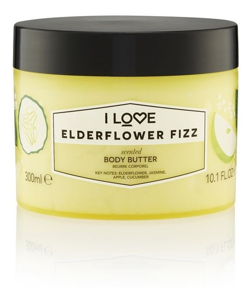 Scented body butter nawilżające masło do ciała elderflower fizz