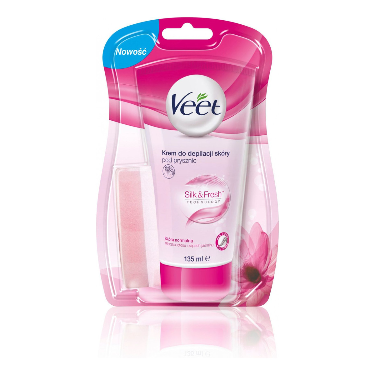 Veet Silk&Fresh Krem do depilacji pod prysznic o zapachu jaśminu 135ml