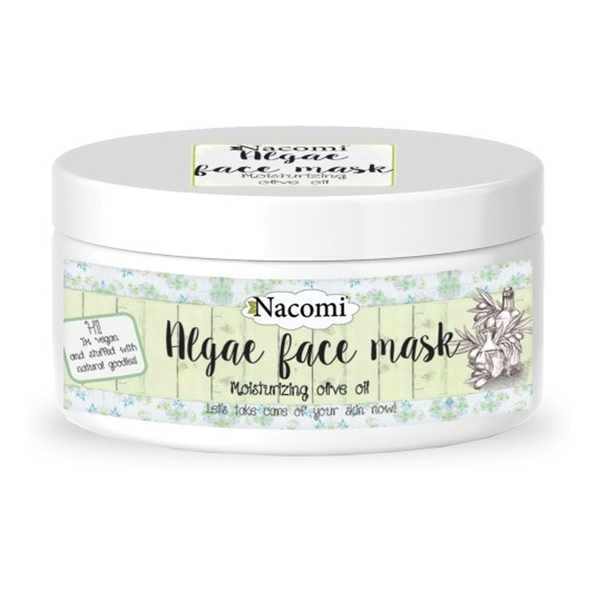 Nacomi Oliwka Profesjonalna Maska Algowa Intensywnie Nawilżająca Do każdego typu cery 42g