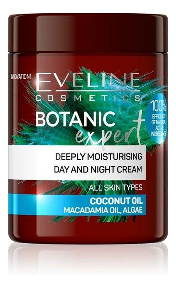 Głęboko Nawilżający Krem na dzień i noc z Olejkiem Kokosowym