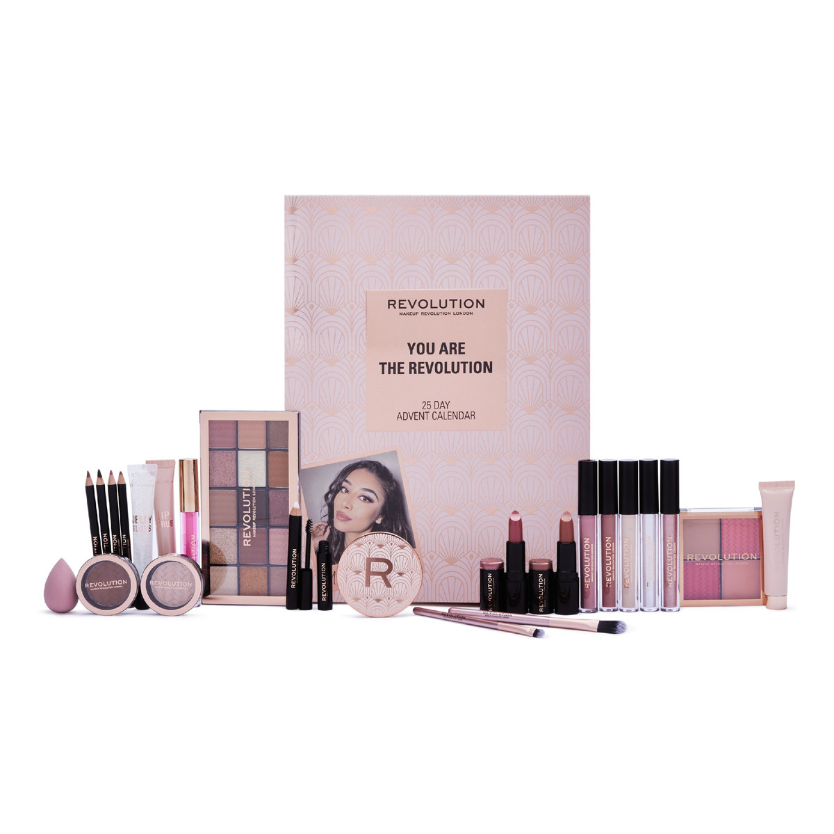 Makeup Revolution Zestaw Świąteczny Kalendarz Adwentowy 25 dni