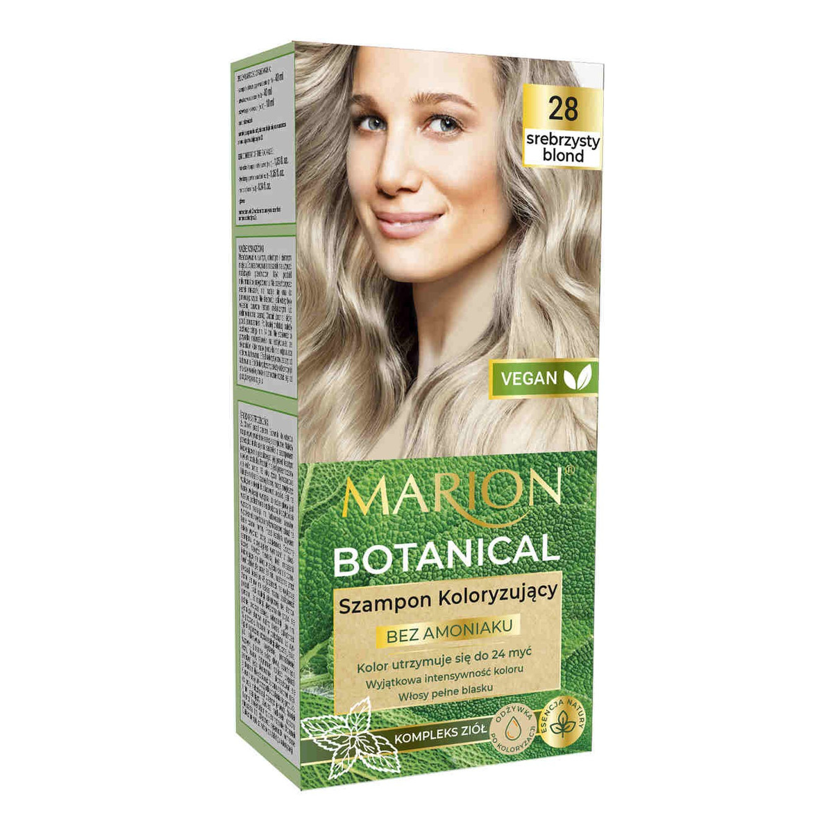 Marion Botanical Vegan Szampon koloryzujący bez amoniaku do 24 myć