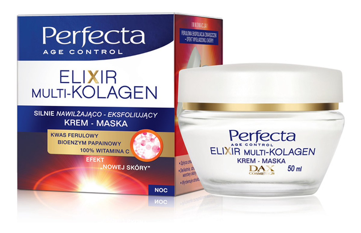 Krem-maska na noc silnie nawilżająco-eksfoliujący