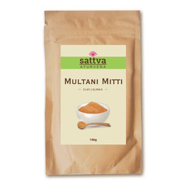 Clay rozjaśniająca glinka do twarzy multani mitti