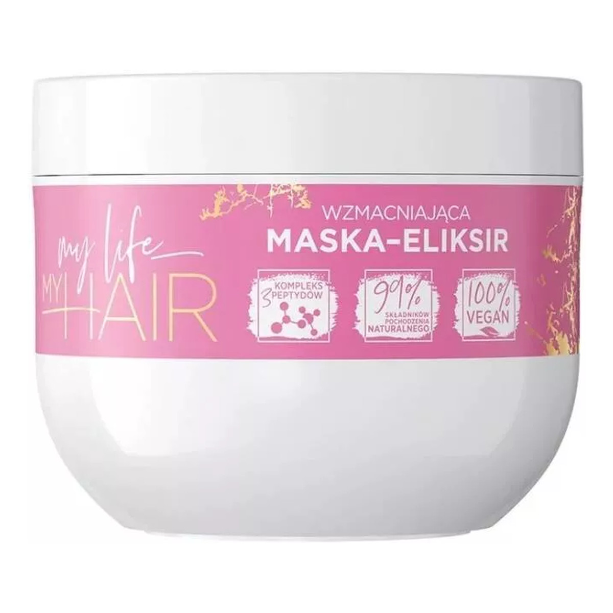 Eveline MY LIFE MY HAIR Maska-Eliksir wzmacniająca 300ml