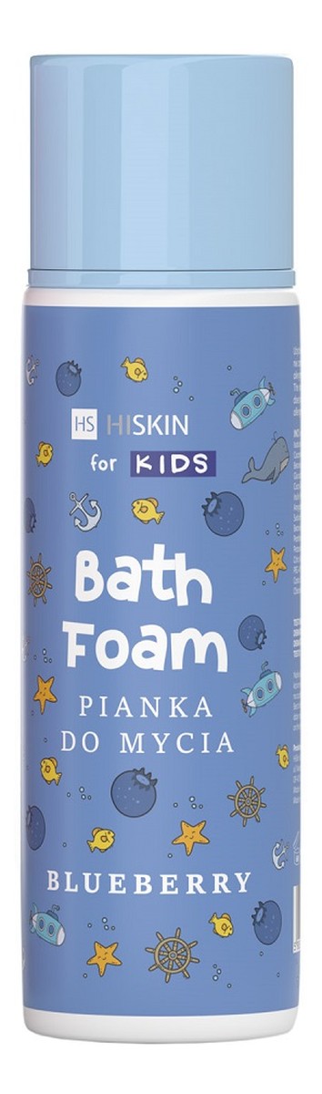 Kids bath foam pianka do mycia niebieska