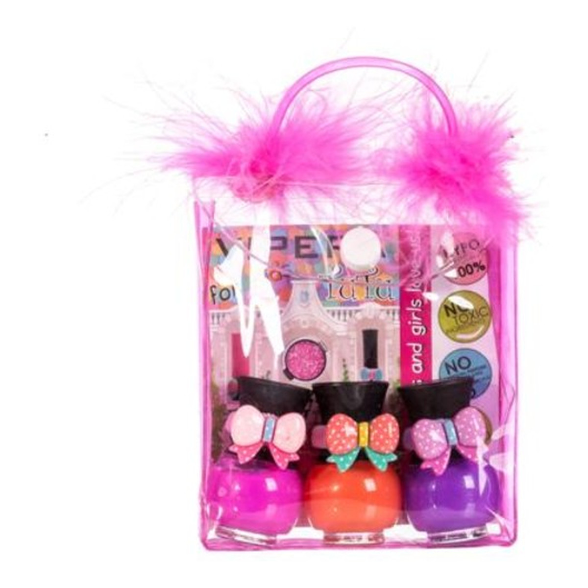 Tutu Peel-Off zestaw lakierów do paznokci w kosmetyczce 16 3x5ml