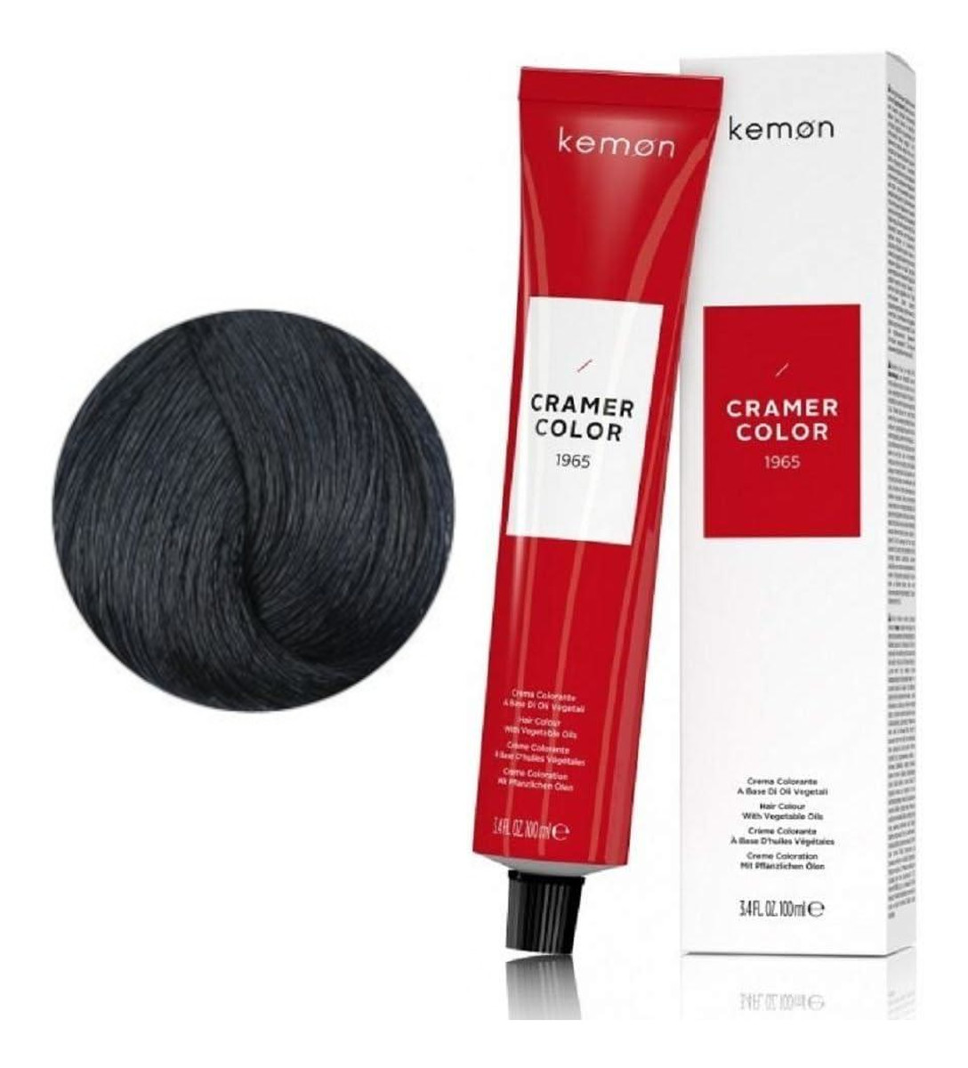 Kremowa farba do włosów z olejem kokosowym Blue Black (2.11) 3szt.x100ml