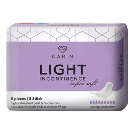 Light Incontinence wkładki na nietrzymanie moczu Super Soft 8 szt