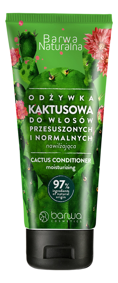 Naturalna nawilżająca odżywka kaktusowa do włosów normalnych i przesuszonych