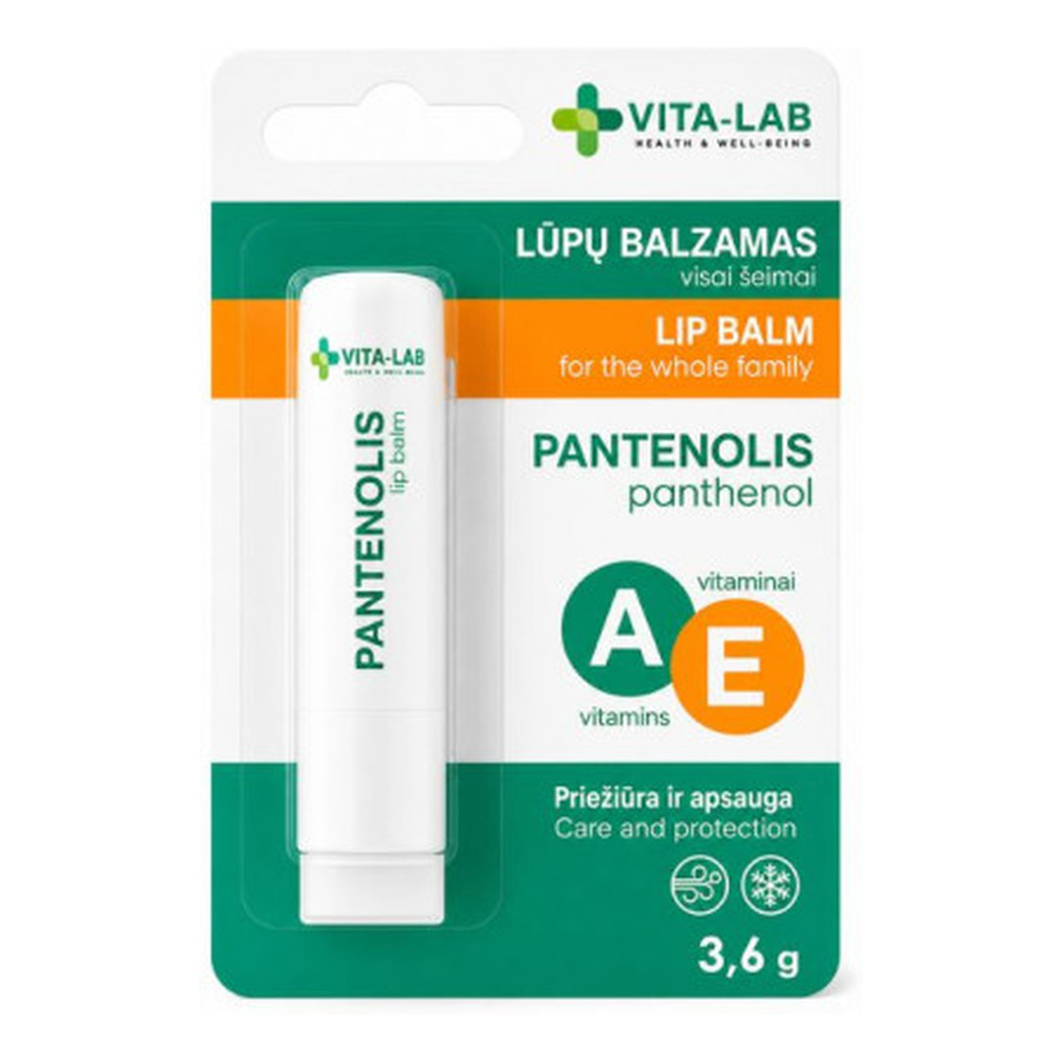 Vita-Lab balsam do ust z pantenolem dla całej rodziny 3.6g