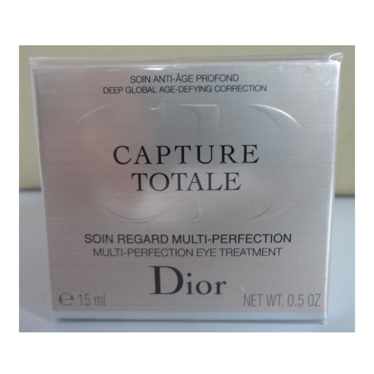 Dior Capture Totale Przeciwzmarszczkowy krem pod oczy 15ml