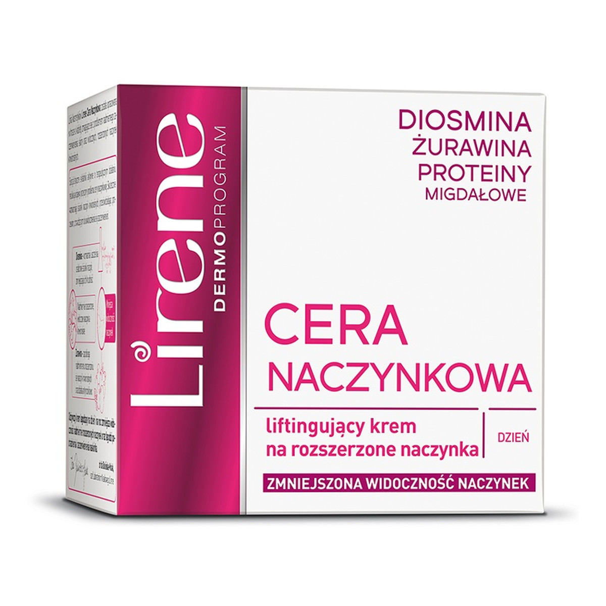 Lirene Cera Naczynkowa Liftingujący krem na rozszerzone naczynka na dzień 50ml