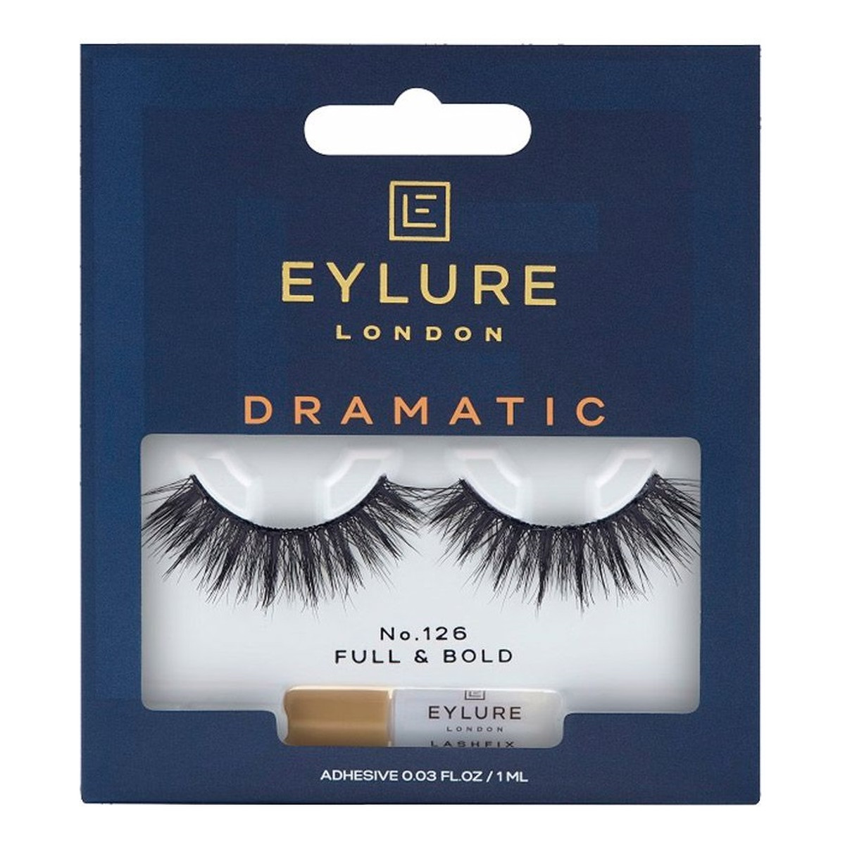 Eylure Dramatic lashes sztuczne rzęsy z klejem no. 126