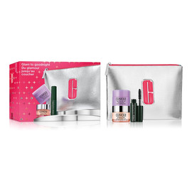 zestaw krem pod oczy 15ml + oczyszczający balsam 15ml + tusz do rzęs + kosmetyczka