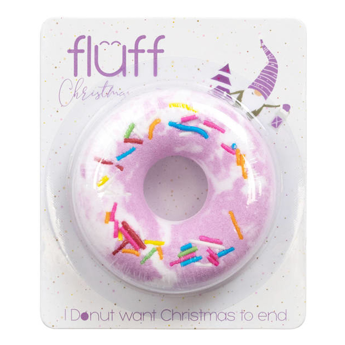 Fluff Christmas Donut do kąpieli Borówka 60g