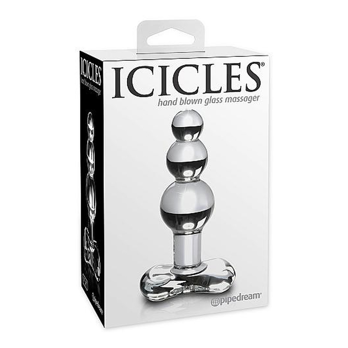 Pipedream Icicles Hand Blown Glass Massager korek analny szklany