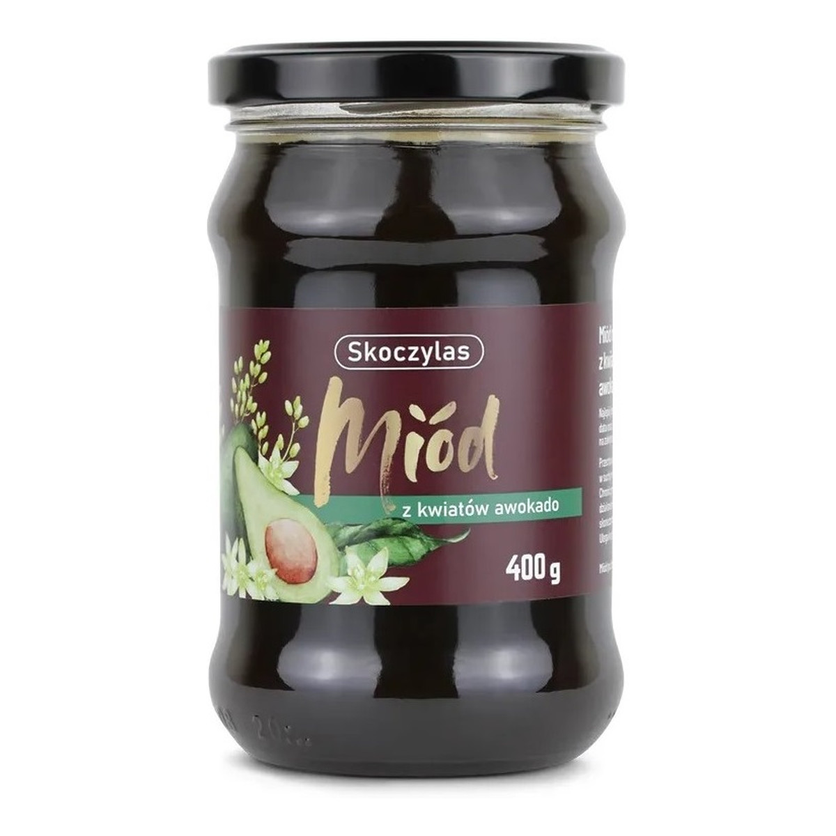 Skoczylas Miód z kwiatów awokado 400g