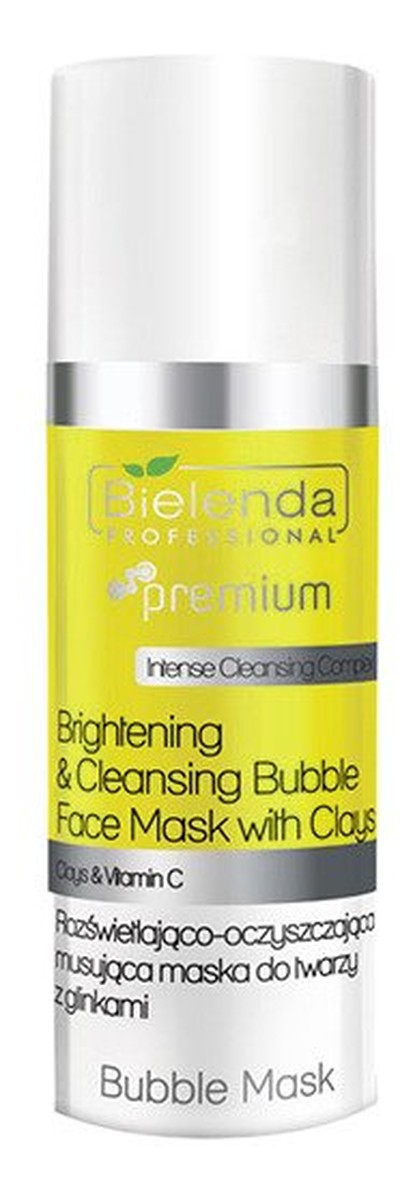Bubble mask rozświetlająco-oczyszczająca musująca maska do twarzy z glinkami