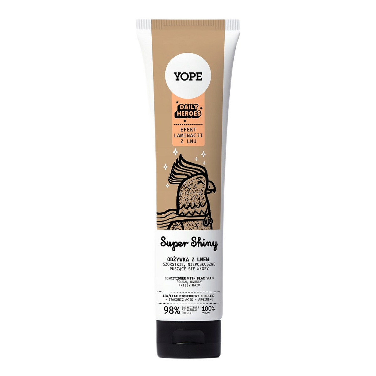 Yope Daily heroes super shiny odżywka do włosów z lnem 170ml