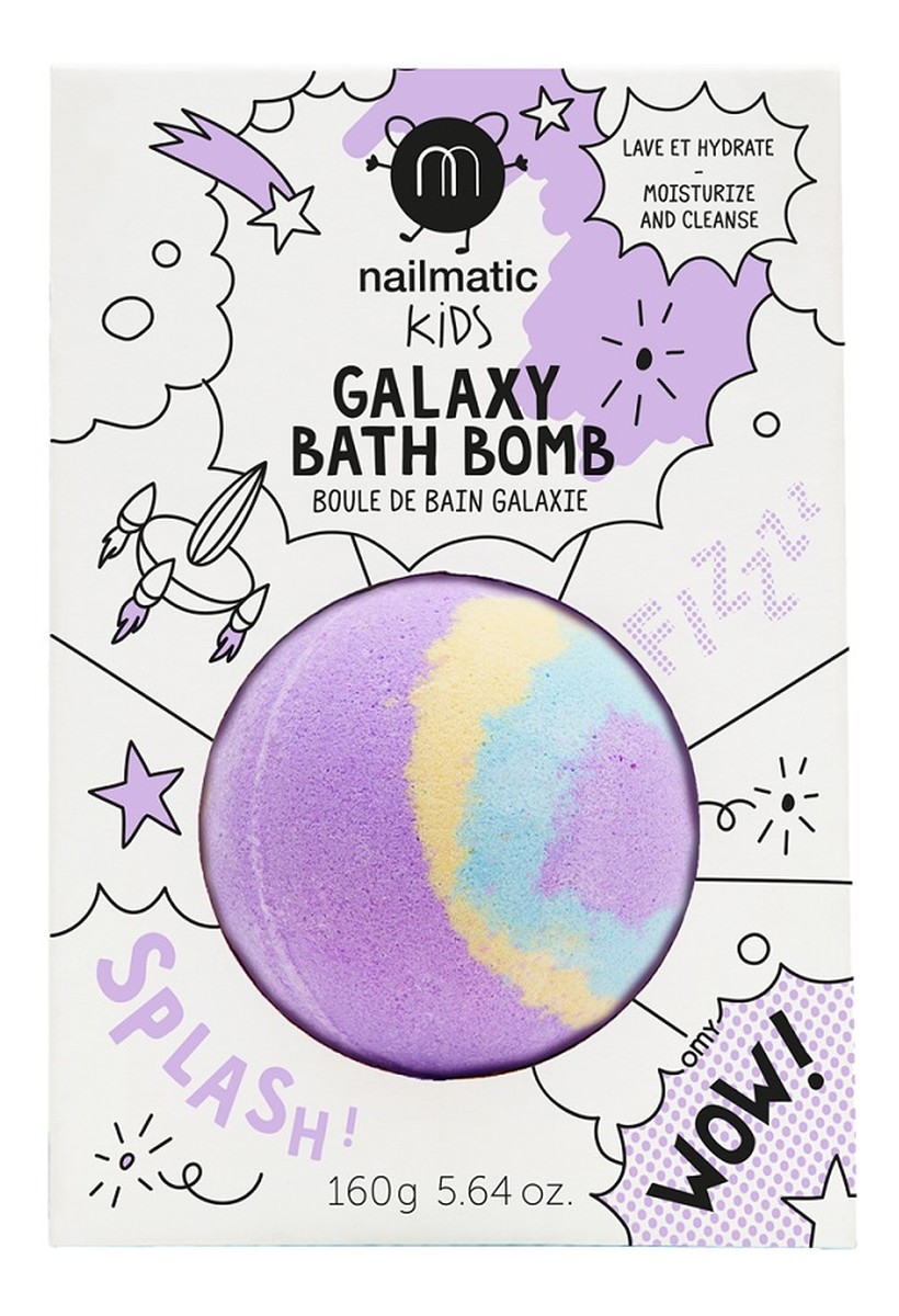 Kids galaxy bath bomb kula do kąpieli dla dzieci pulsar