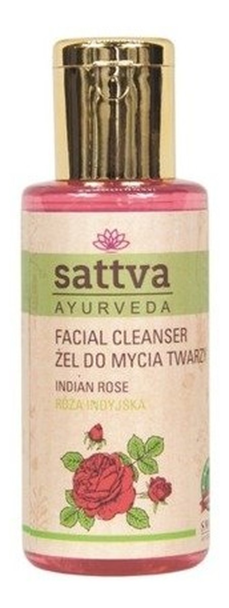Facial Cleanser Żel Do Mycia Twarzy Róża Indyjska