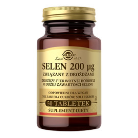 Solgar_selen suplement diety 200mcg 50 tabletek