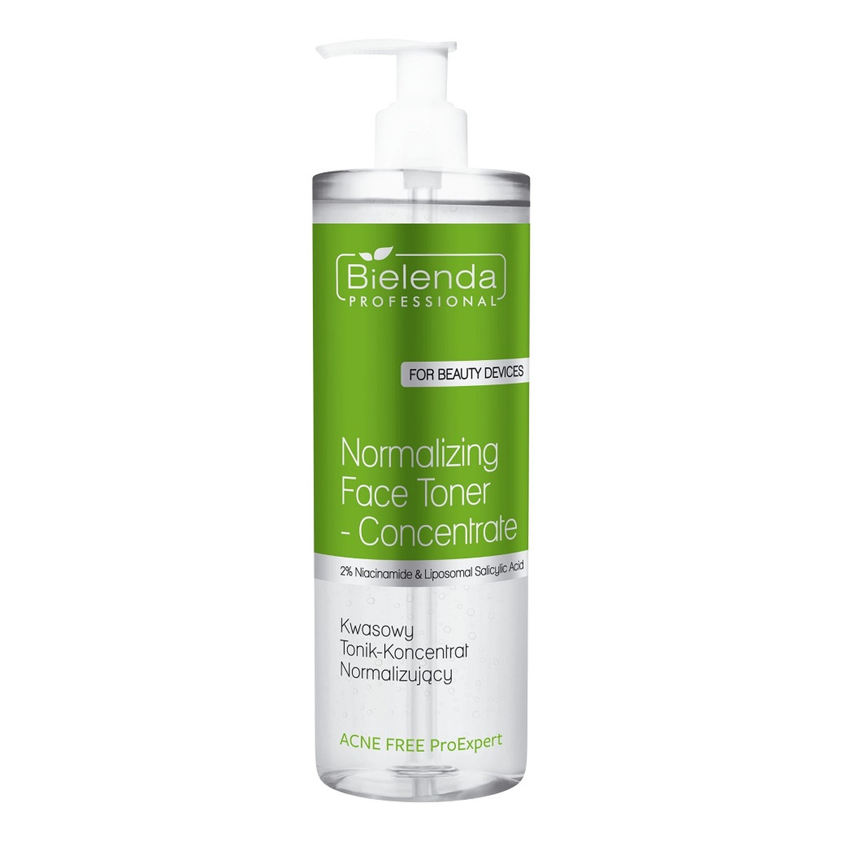 Bielenda Professional Acne free proexpert kwasowy koncentrat-tonik normalizujący 500ml