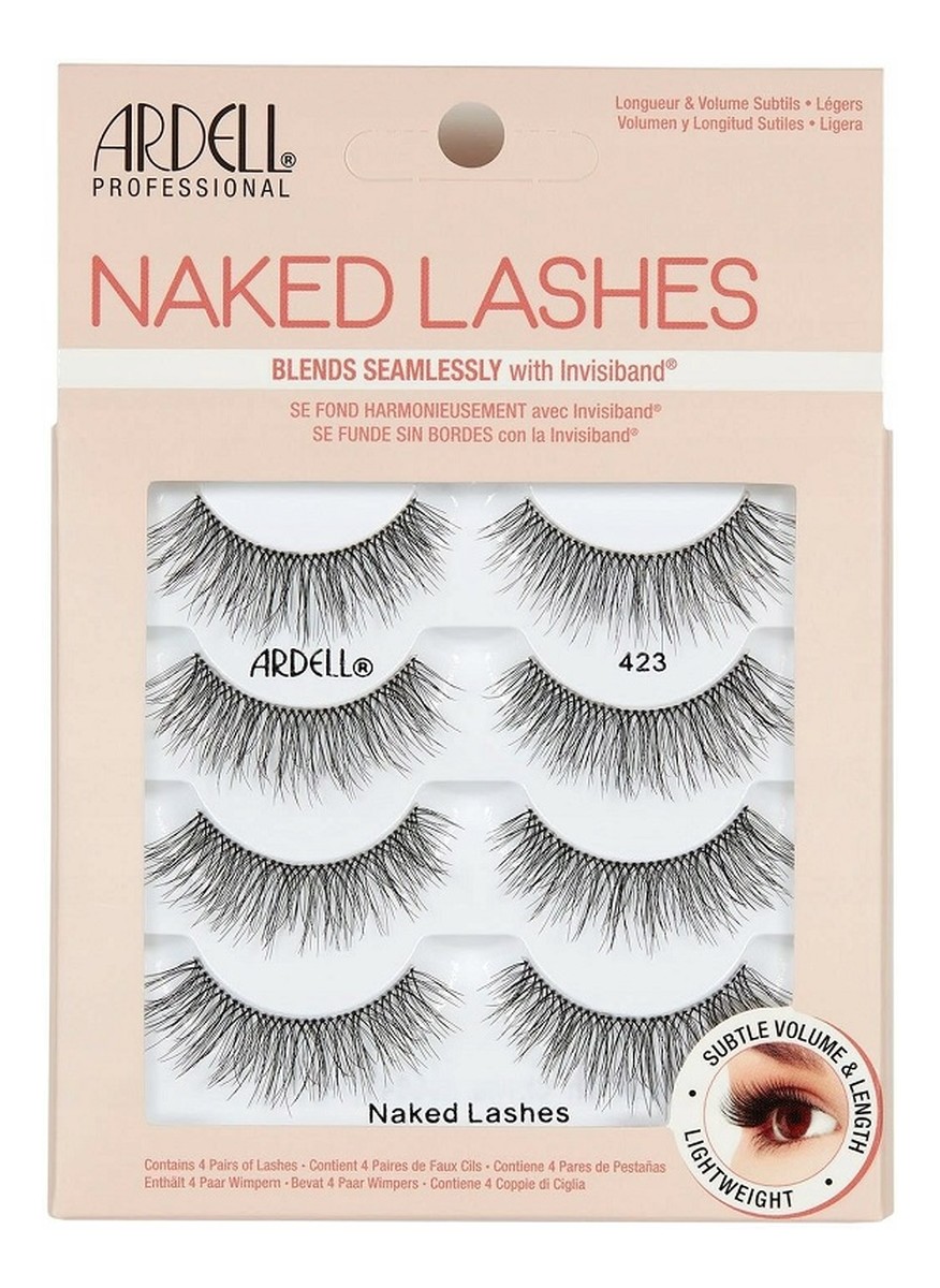 Naked lashes multipack sztuczne rzęsy na pasku 423 black