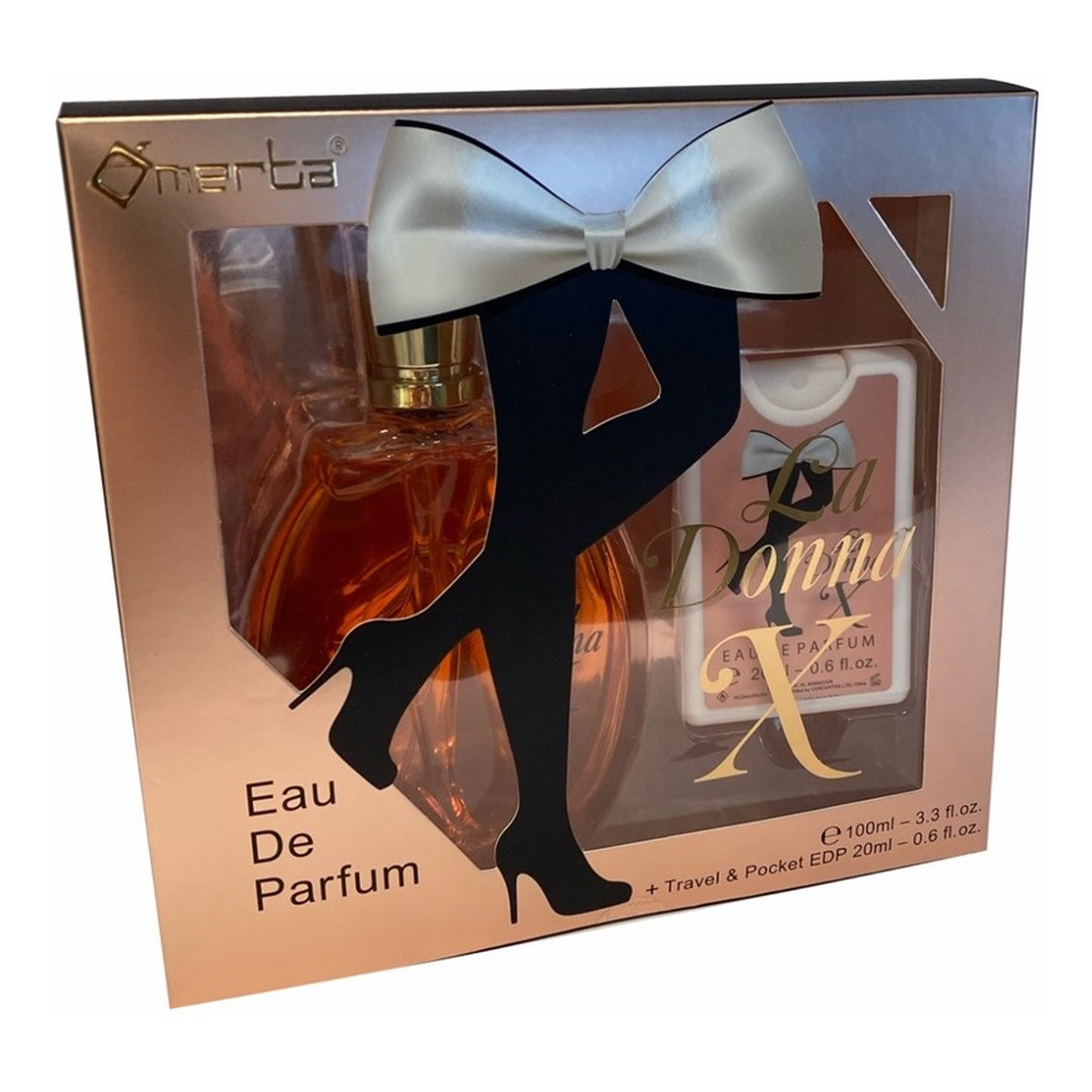 Omerta La Donna X Zestaw woda perfumowana spray 100ml + woda perfumowana spray 20ml