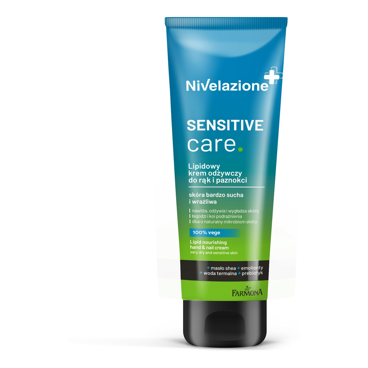 Farmona Nivelazione+ Lipidowy Krem odżywczy do rąk i paznokci Sensitive Care - skóra bardzo sucha i wrażliwa 100ml