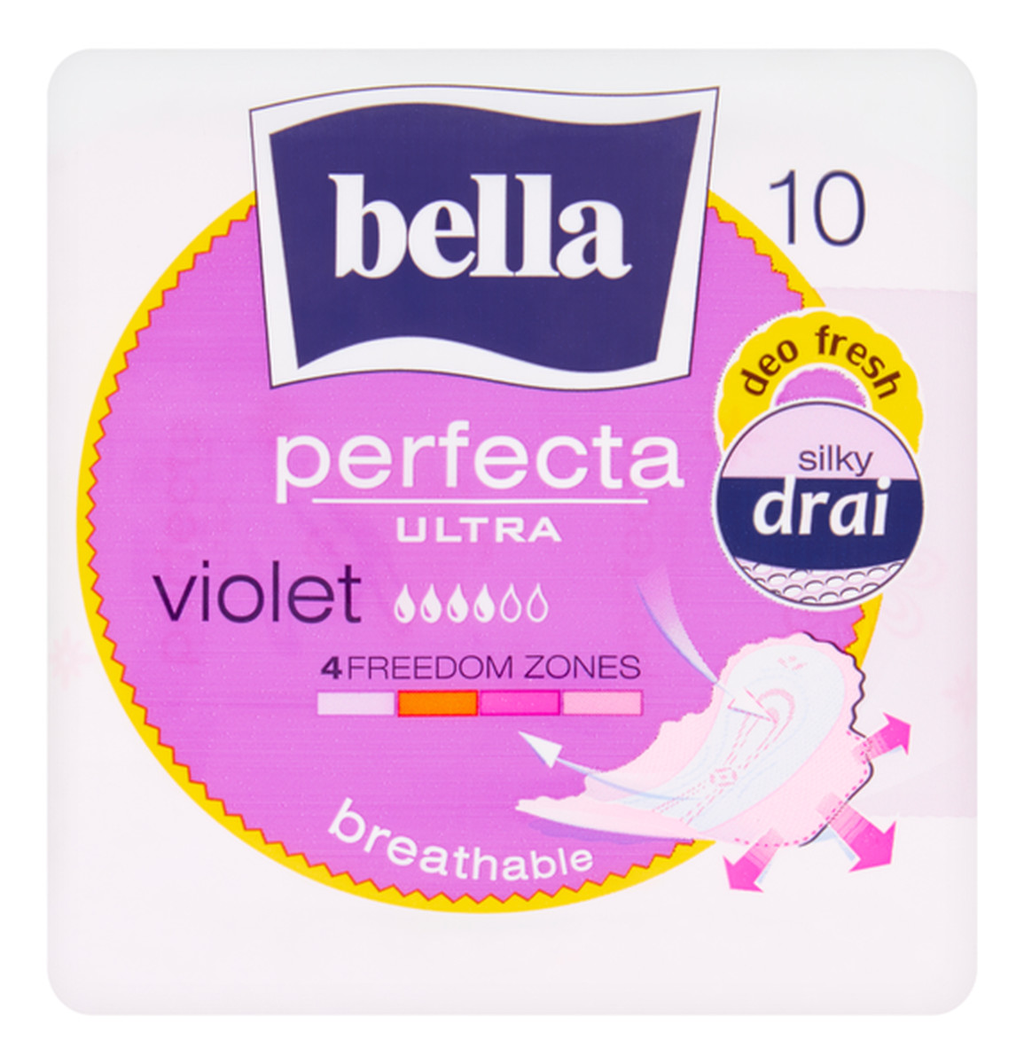Podpaski higieniczne Ultra Violet 10 sztuk