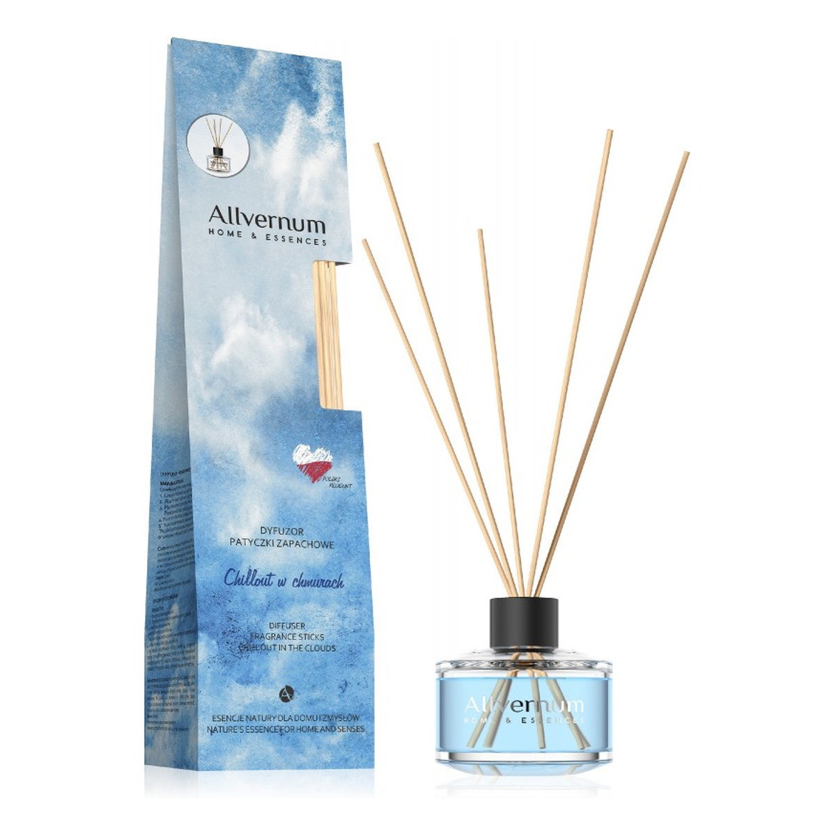 Allvernum Patyczki zapachowe CHILLIOUT w chmurach 50ml