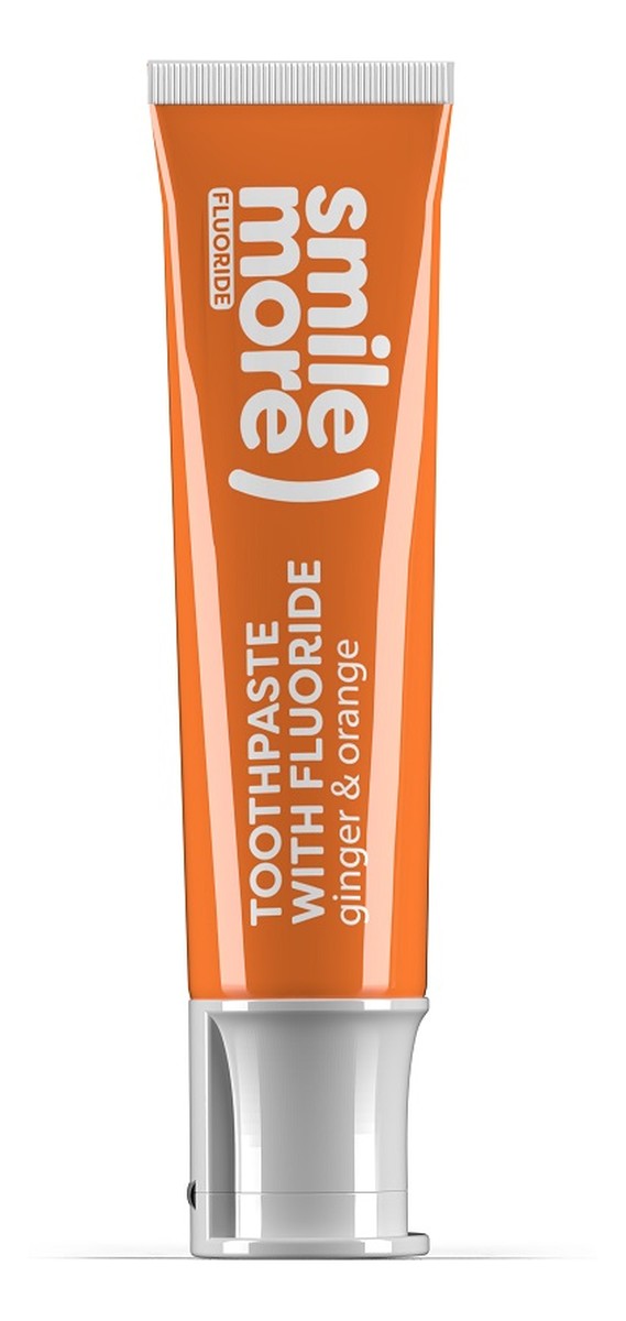 Toothpaste with fluoride pasta do zębów z fluorem ginger orange